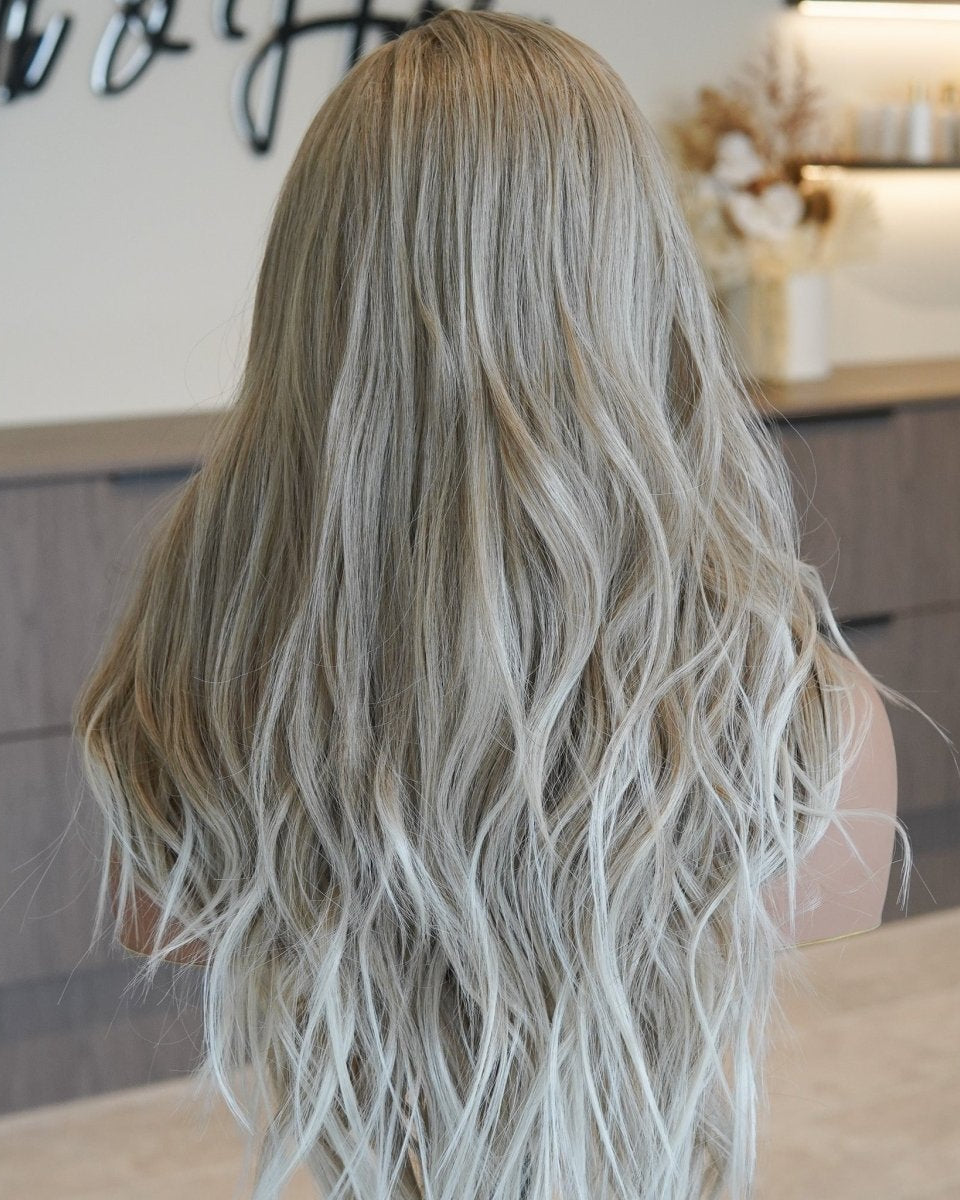 MONTE Frosted Blonde Lace Front Wig - Milk & Honey Wigs