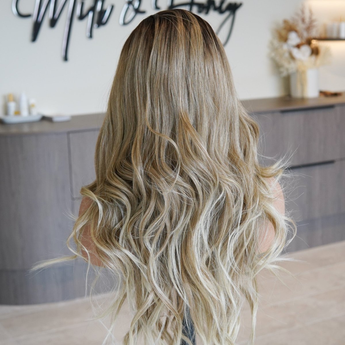 MONTE Mocha Lace Front Wig - Milk & Honey Wigs