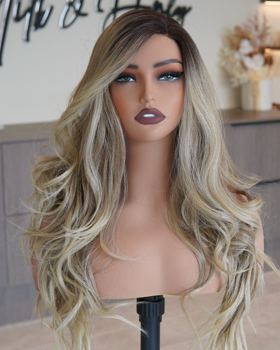 MONTE Mocha Lace Front Wig - Milk & Honey Wigs