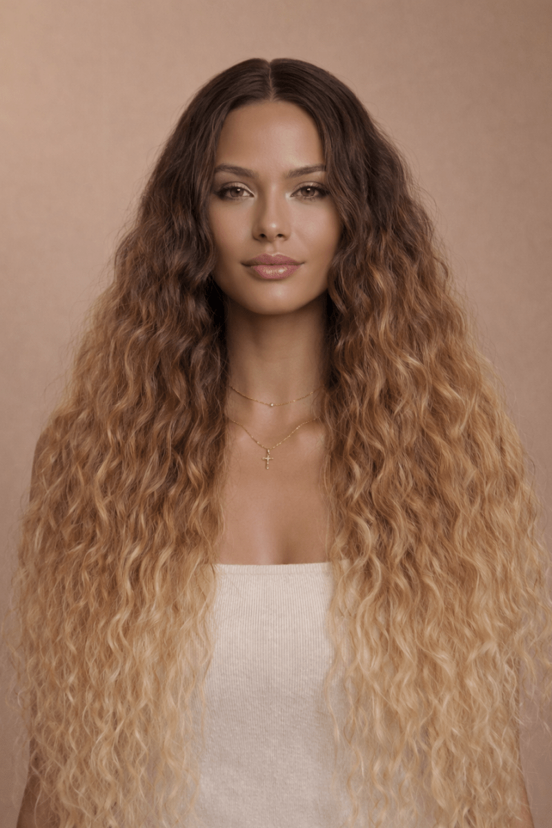 MUSE - Ombre Brown - Lace Front Wig - Milk & Honey Wigs