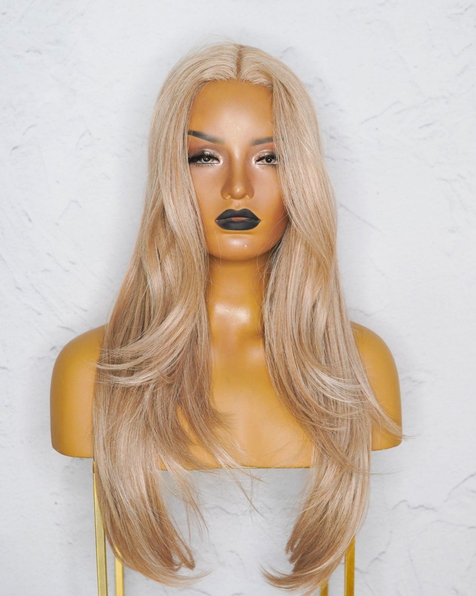 NATALIA Beach Blonde Lace Front Wig - Milk & Honey Wigs