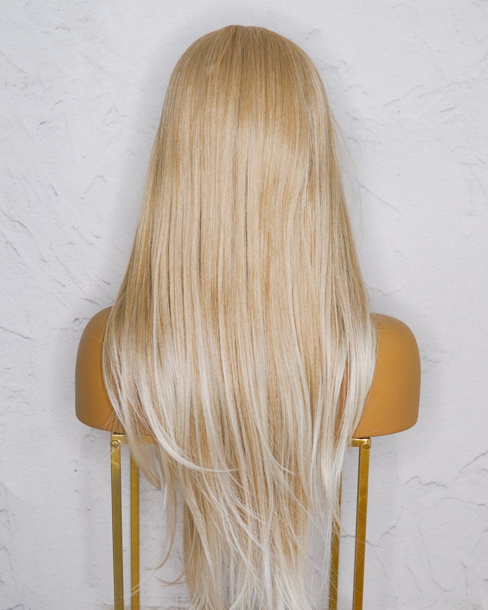 NATALIA Frosted Blonde Lace Front Wig - Milk & Honey Wigs