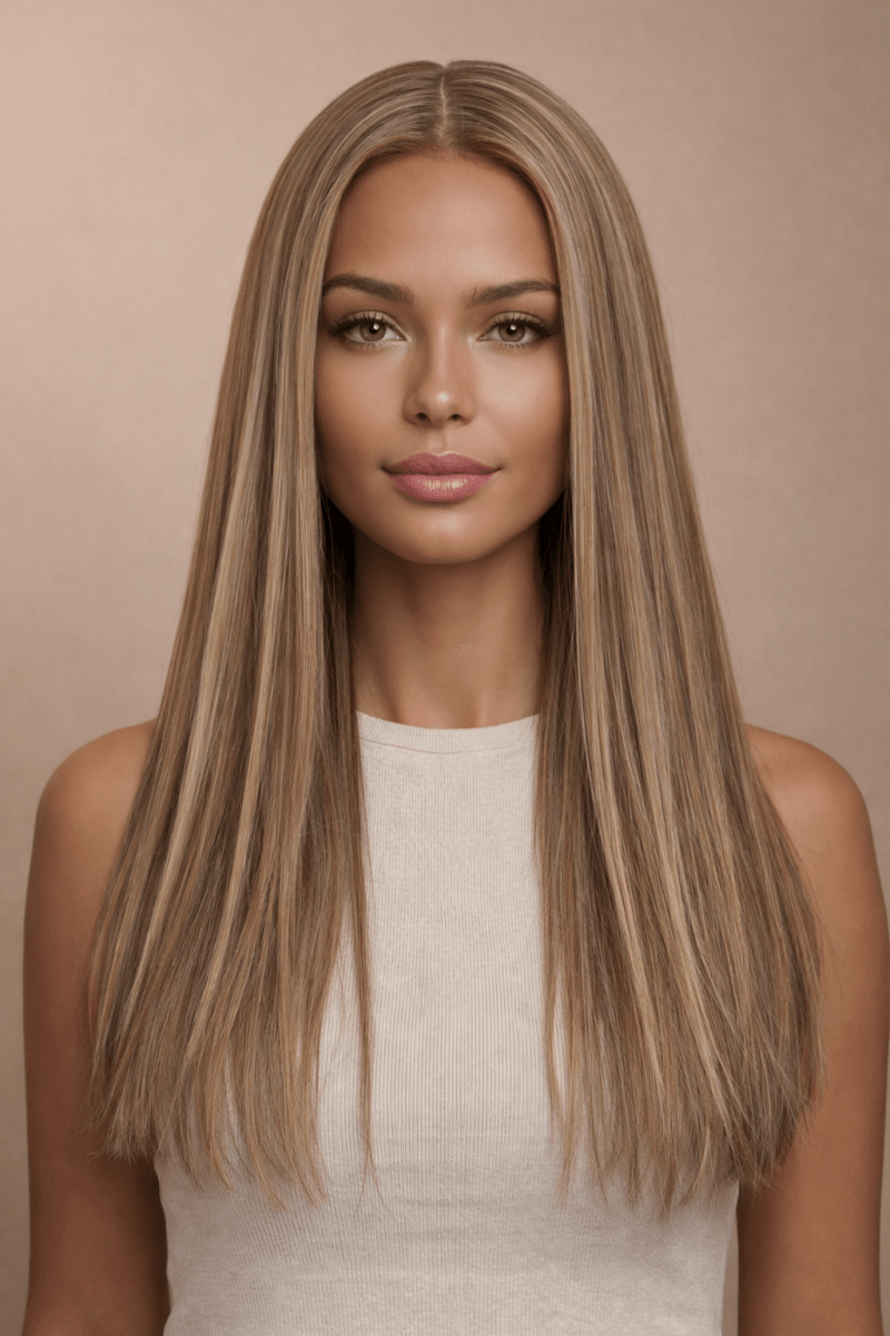 NATALIE - Brown - Lace Front Wig - Milk & Honey Wigs