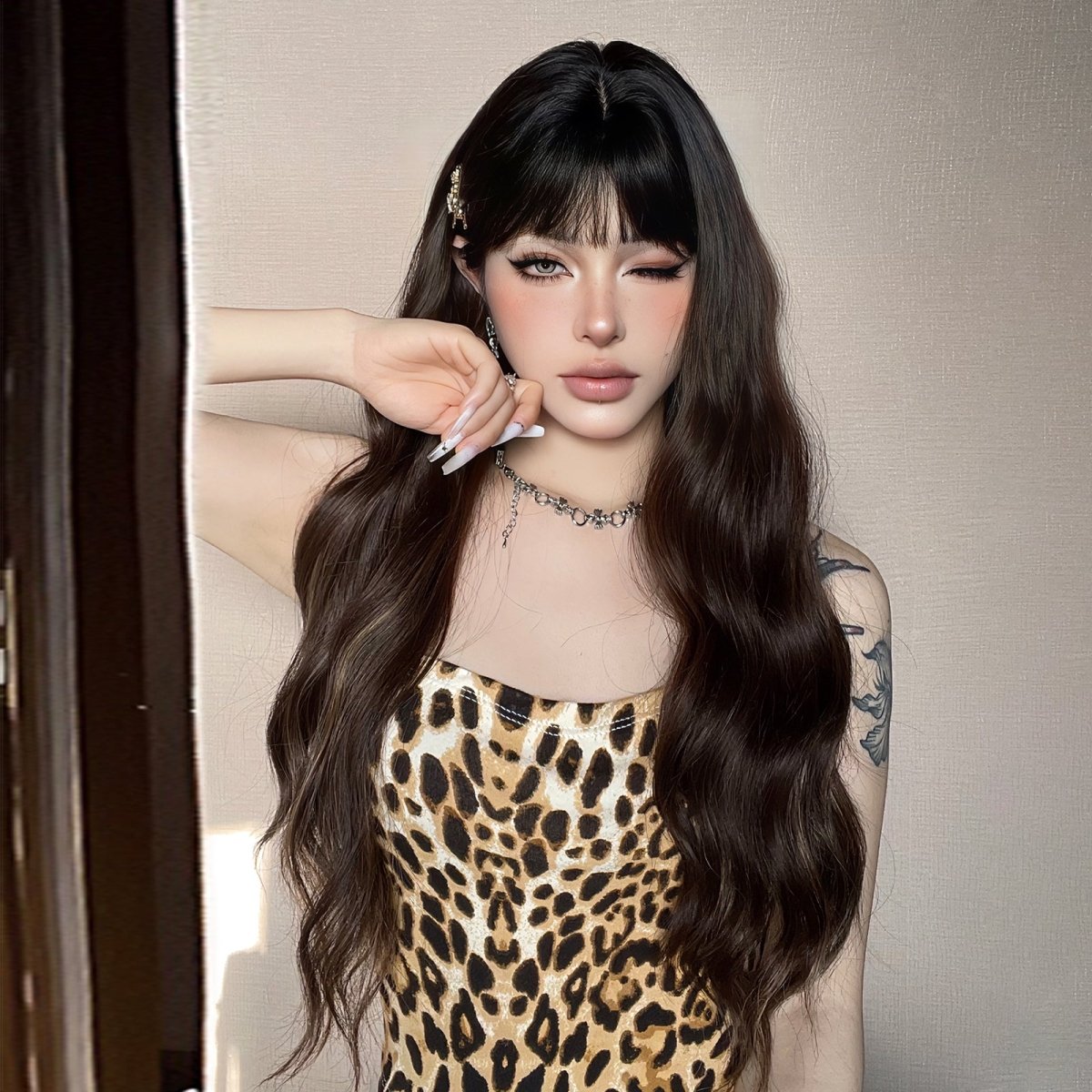 Natural Black Wavy Wig - MARKETPLACE - Milk & Honey Wigs