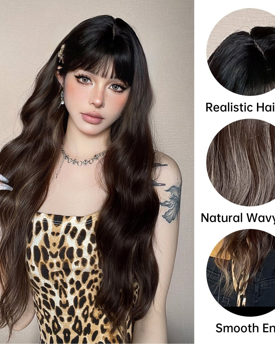 Natural Black Wavy Wig - MARKETPLACE - Milk & Honey Wigs