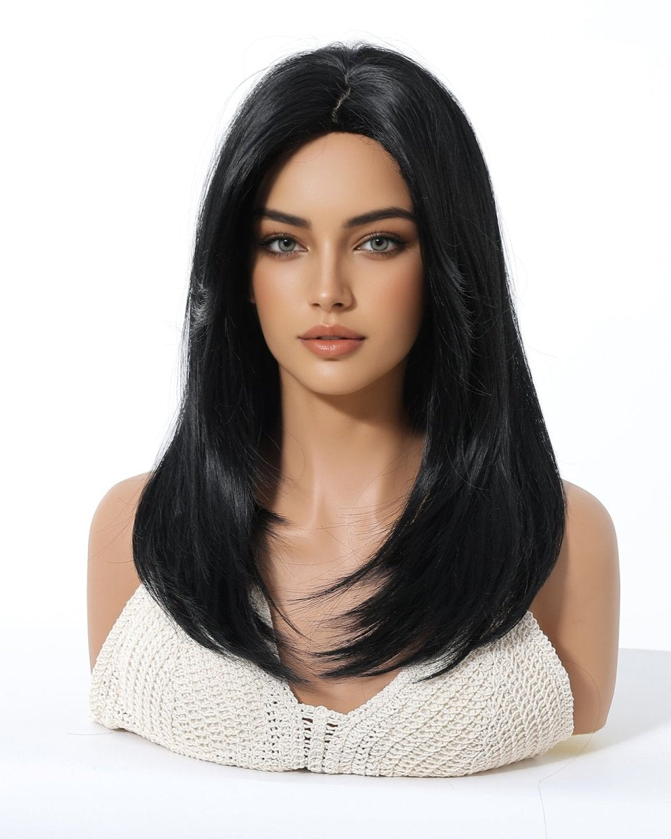Natural Black Wig with Layers - MARKETPLACE - Milk & Honey Wigs