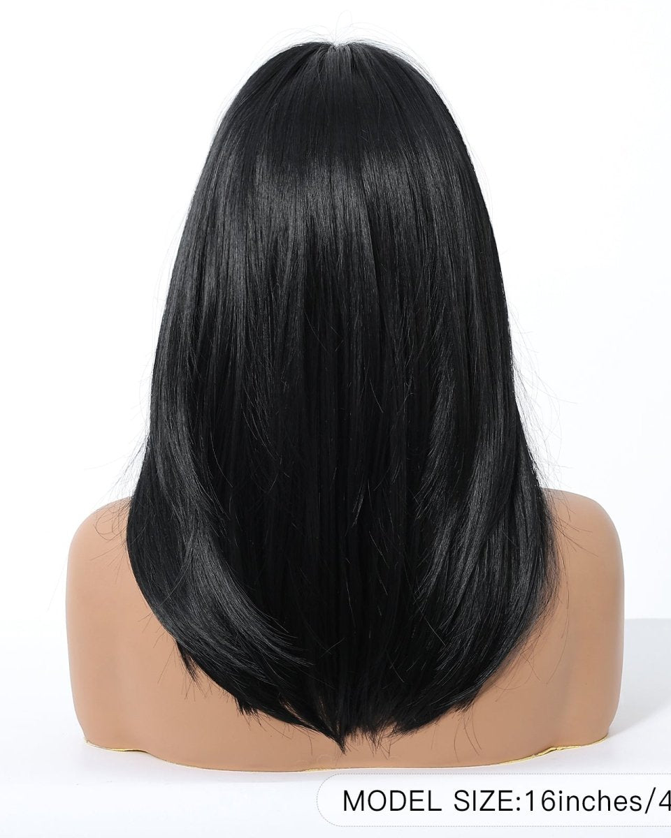 Natural Black Wig with Layers - MARKETPLACE - Milk & Honey Wigs