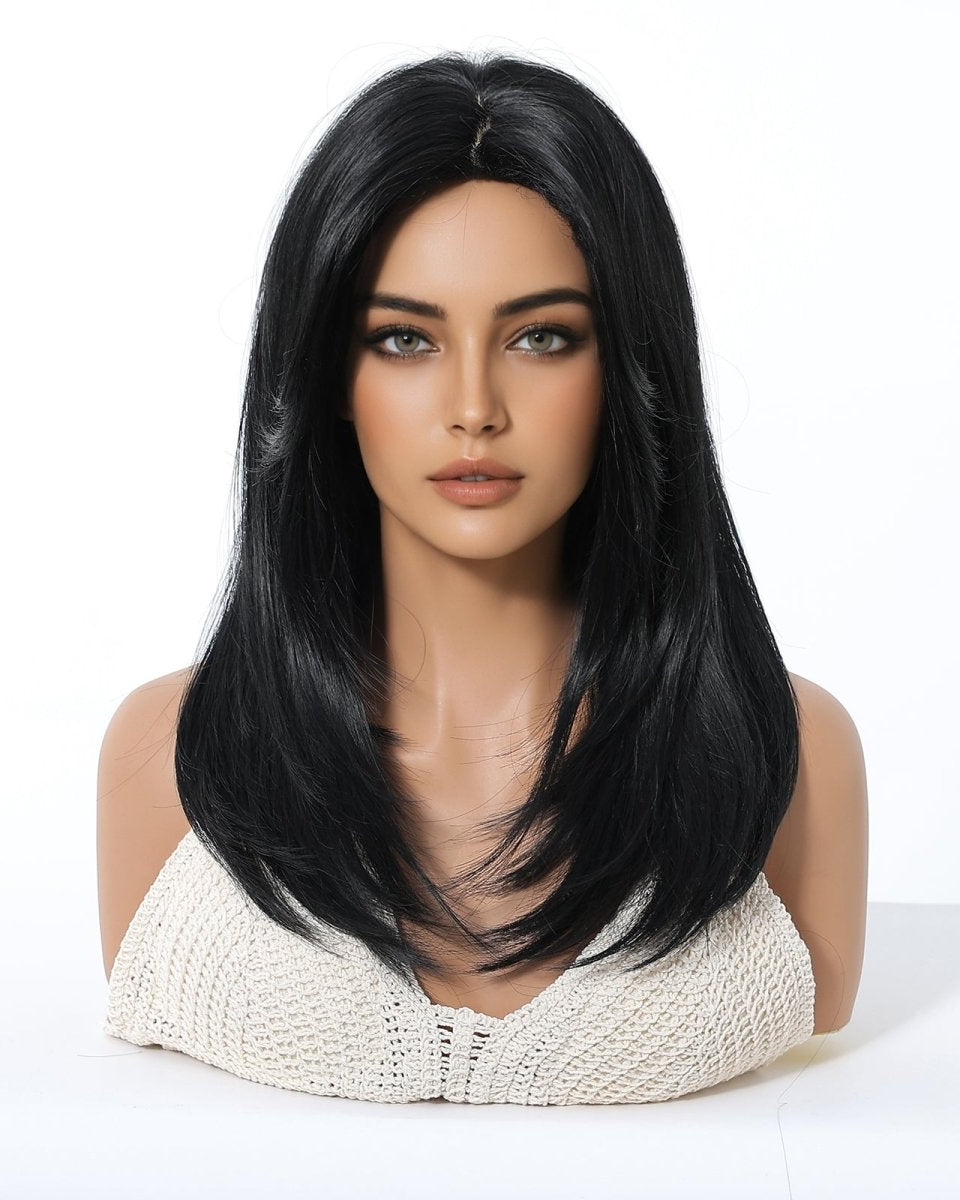 Natural Black Wig with Layers - MARKETPLACE - Milk & Honey Wigs