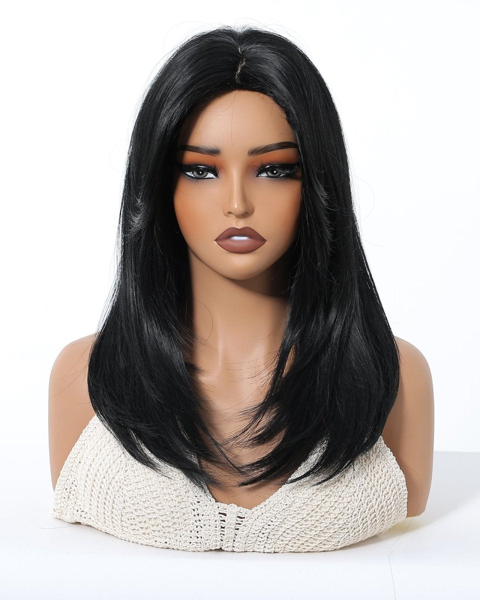 Natural Black Wig with Layers - MARKETPLACE - Milk & Honey Wigs