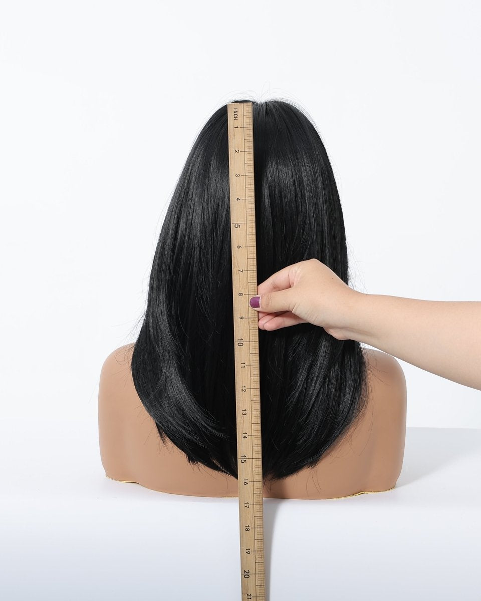 Natural Black Wig with Layers - MARKETPLACE - Milk & Honey Wigs