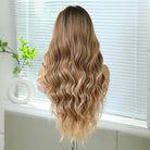 Natural Brunette Ombre Wavy 13x6 Lace Front Wig - MARKETPLACE - Milk & Honey Wigs