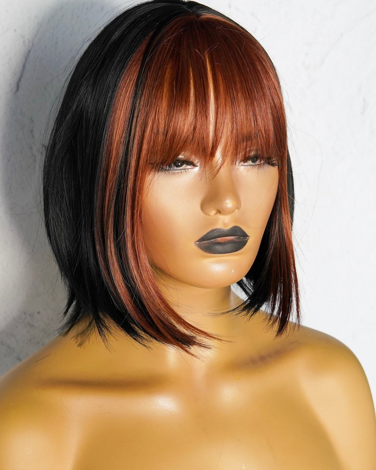 NELLY Brown Fringe Wig - Milk & Honey Wigs