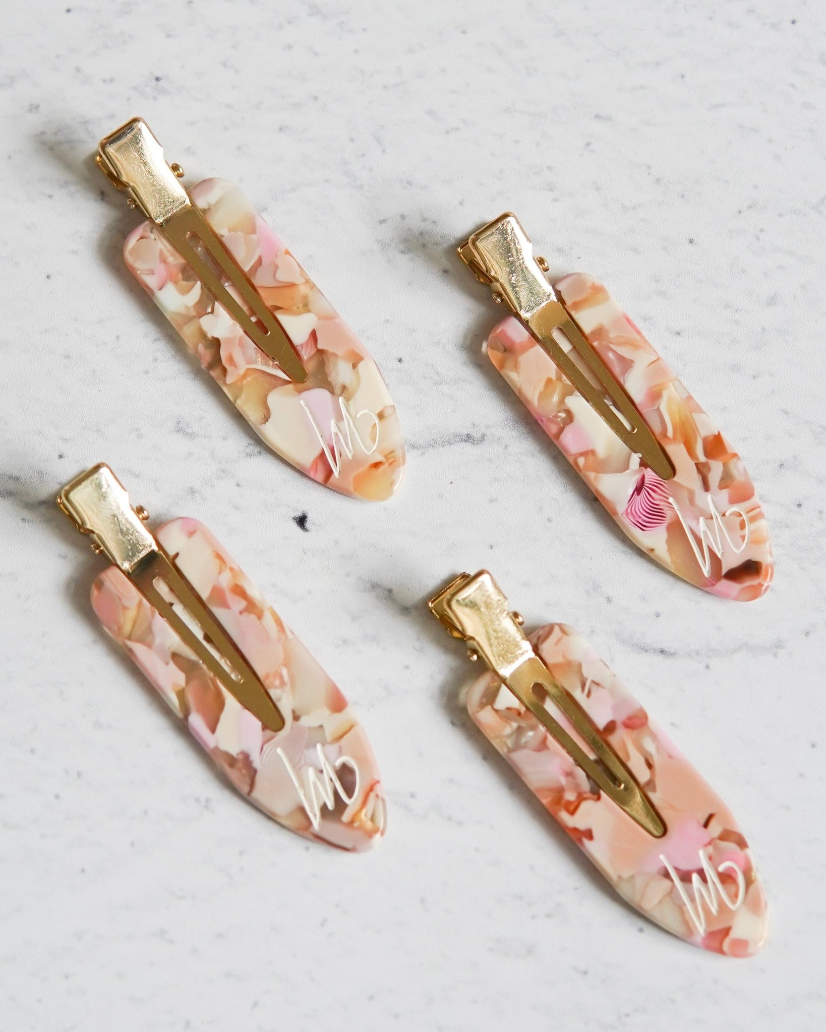NO - CREASE CLIPS - Pink Opal - Milk & Honey Wigs