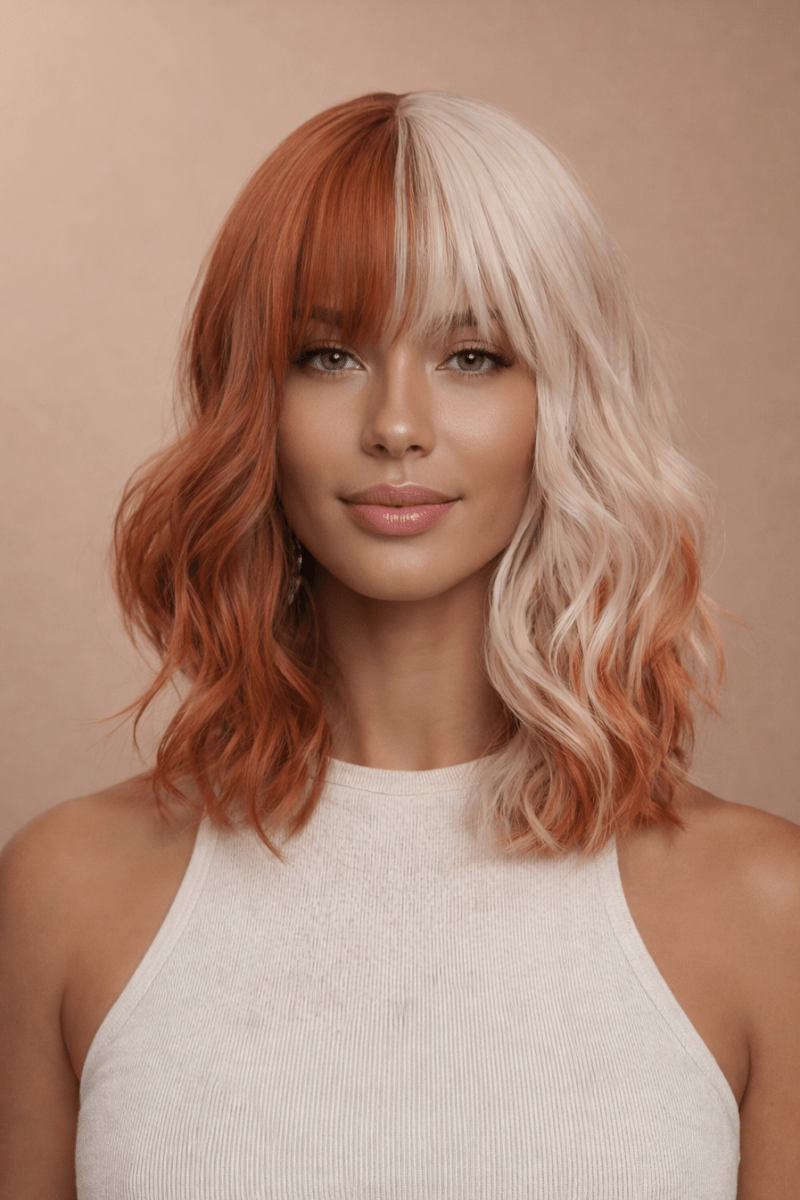 OLLIE - Copper - Fringe Wig - Milk & Honey Wigs