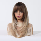Ombre Brown Fringe Wig - MARKETPLACE - Milk & Honey Wigs