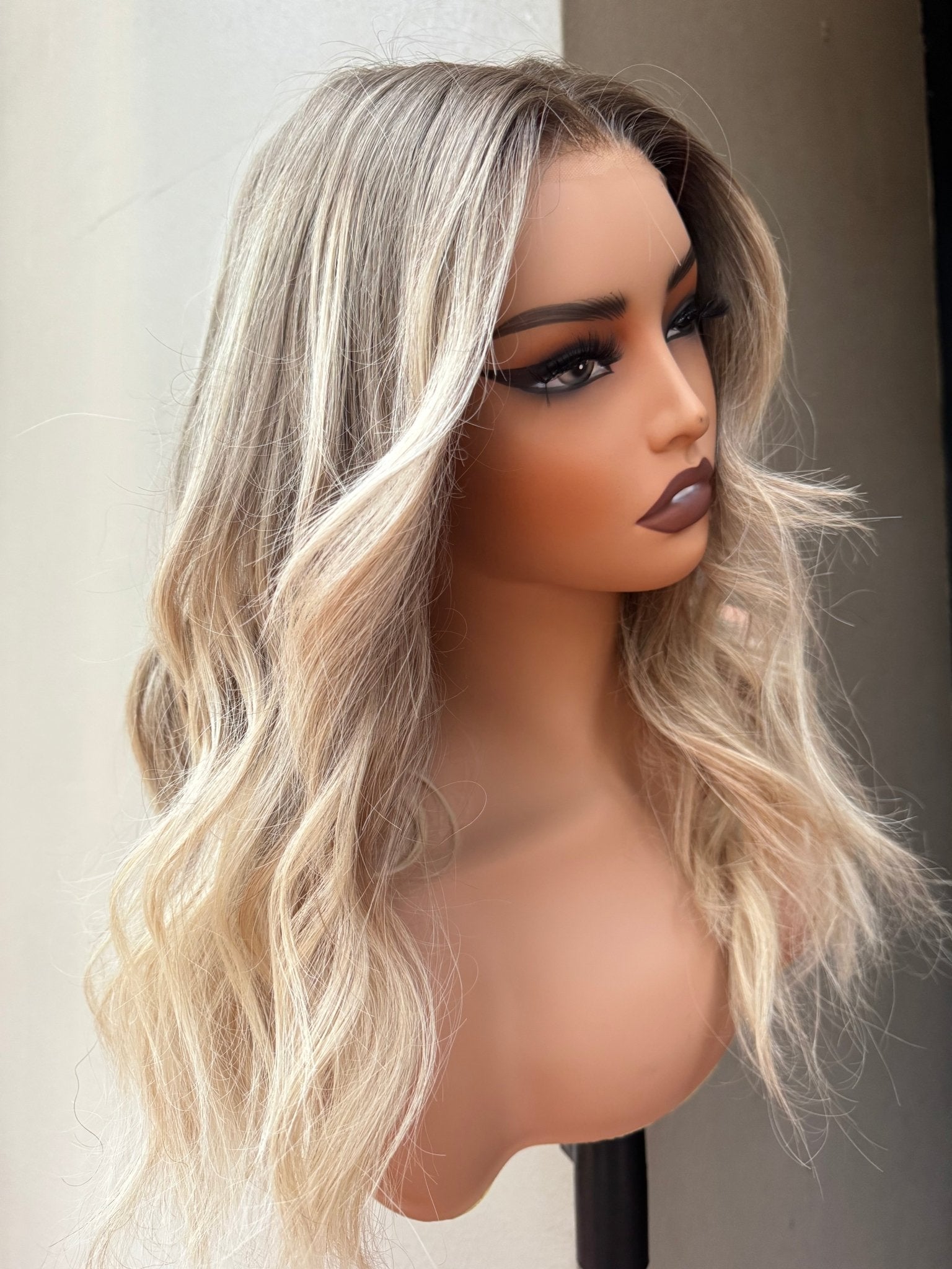 PAYTON - Lived In Blonde - Human Hair Wig | Blonde, 16 Inch, 13x6 Lace Front, Human Hair | Milk & Honey Wigs