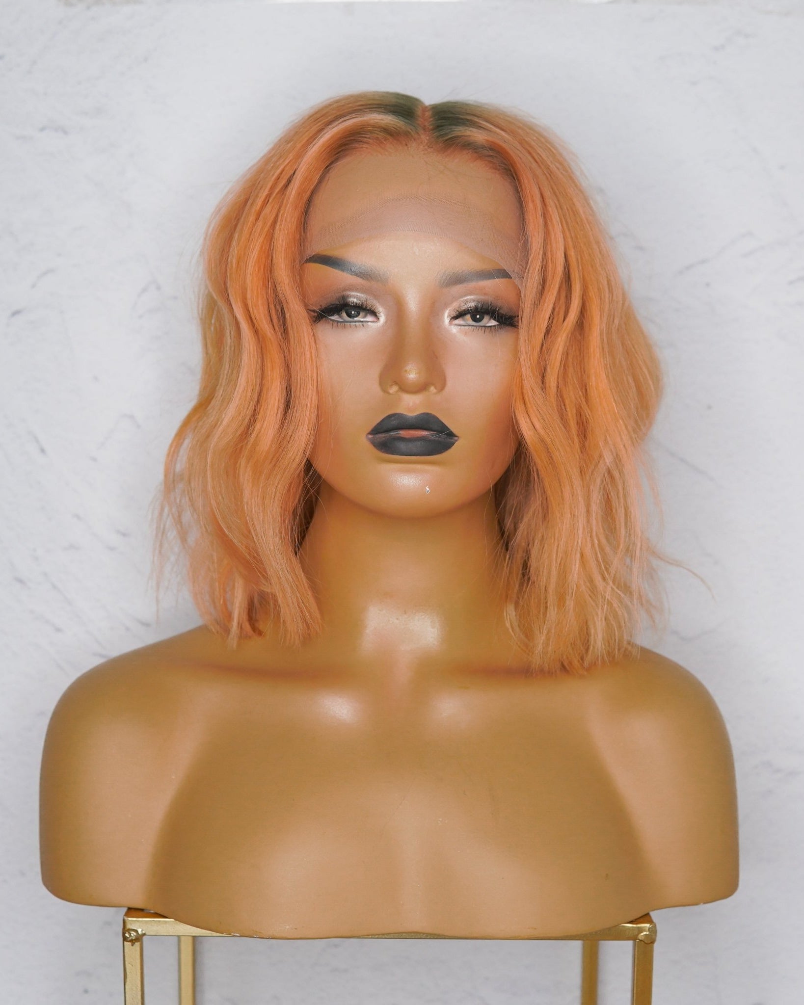 PEACHY Human Hair Lace Front Wig ** READY TO SHIP ** - Milk & Honey Wigs