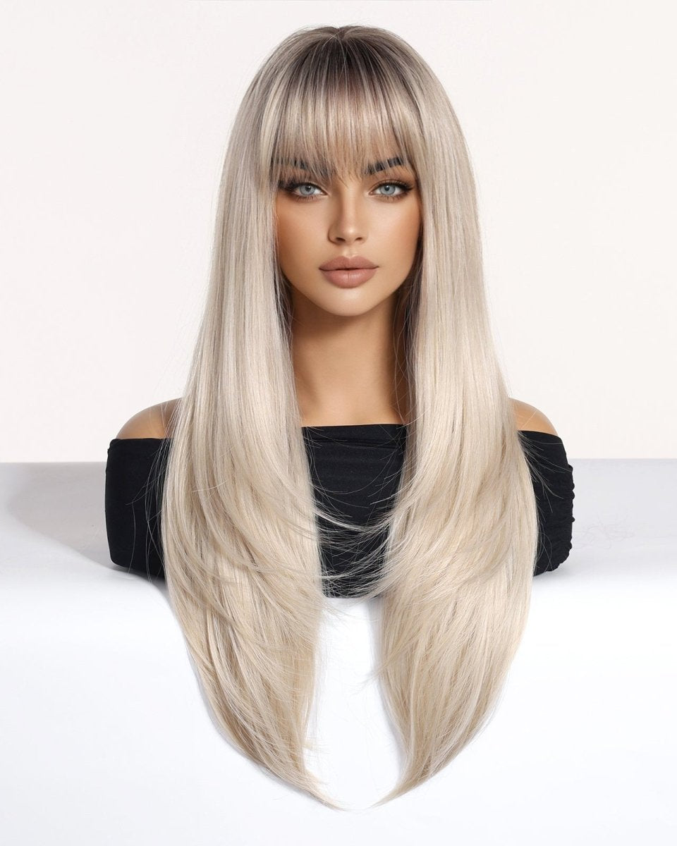 Platinum Blonde & Light Gold Wig - MARKETPLACE - Milk & Honey Wigs