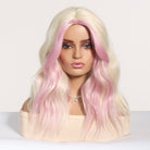 Platinum Blonde with Pastel Pink Highlights Wig - MARKETPLACE - Milk & Honey Wigs