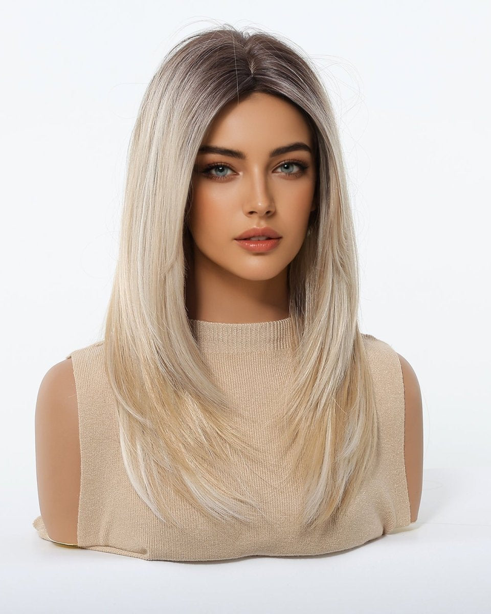 Platinum Blonde with Shadow Roots Wig - MARKETPLACE - Milk & Honey Wigs