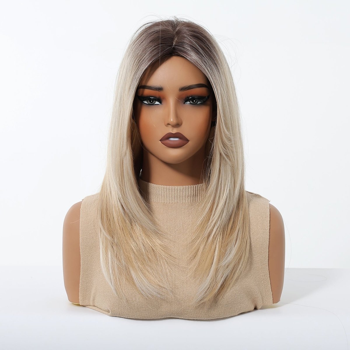 Platinum Blonde with Shadow Roots Wig - MARKETPLACE - Milk & Honey Wigs