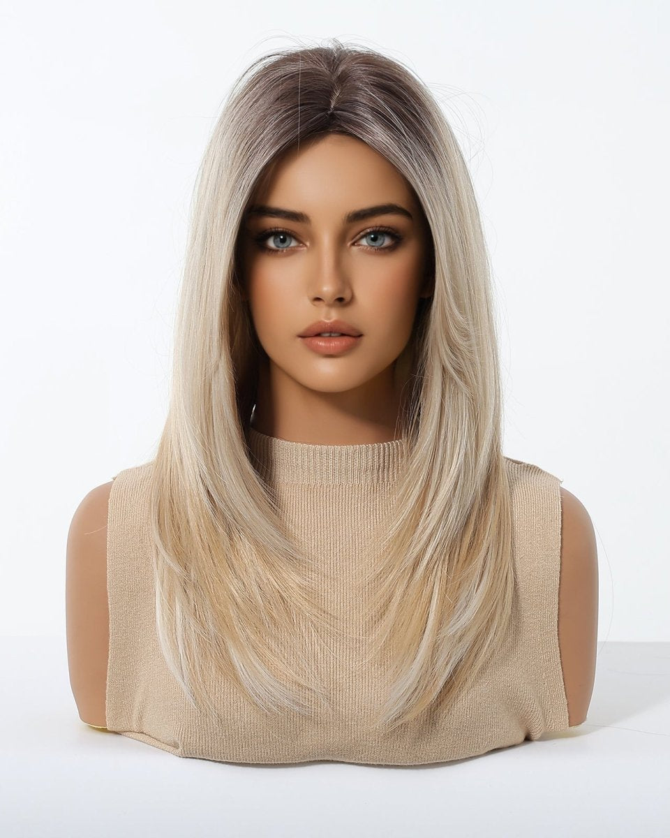 Platinum Blonde with Shadow Roots Wig - MARKETPLACE - Milk & Honey Wigs