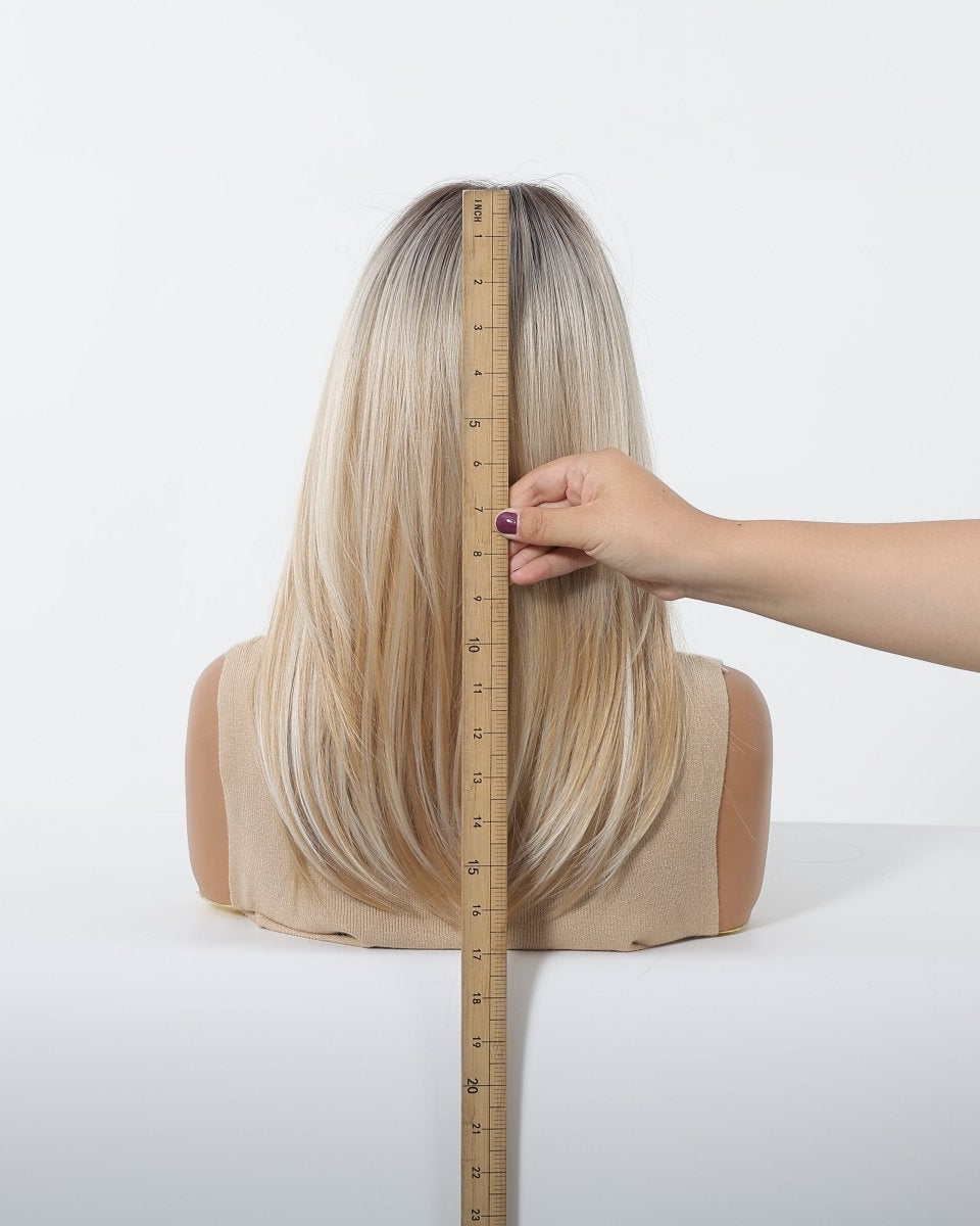 Platinum Blonde with Shadow Roots Wig - MARKETPLACE - Milk & Honey Wigs