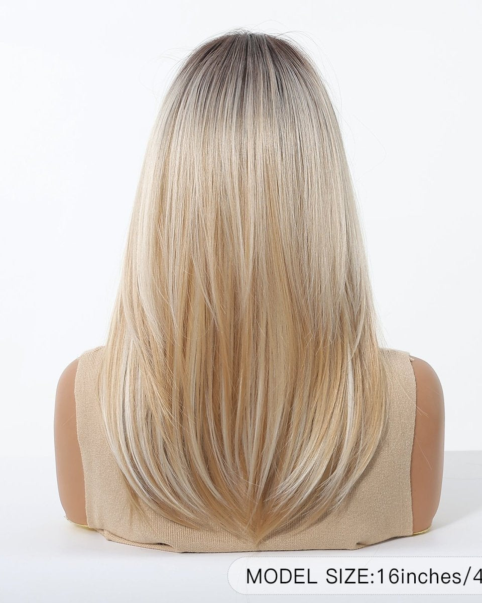 Platinum Blonde with Shadow Roots Wig - MARKETPLACE - Milk & Honey Wigs
