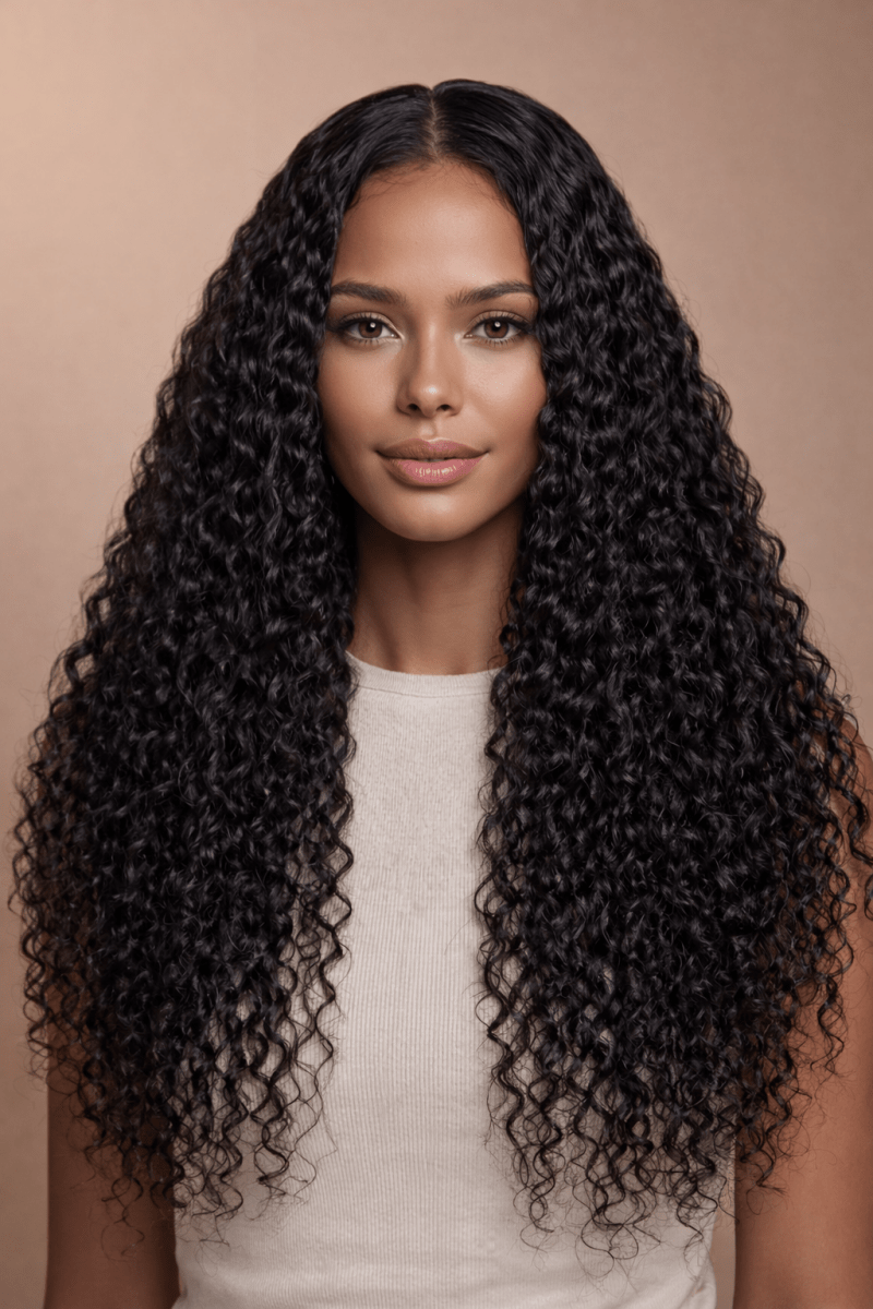RAW CURL - Natural Black - Human Hair Wig | Milk & Honey Wigs