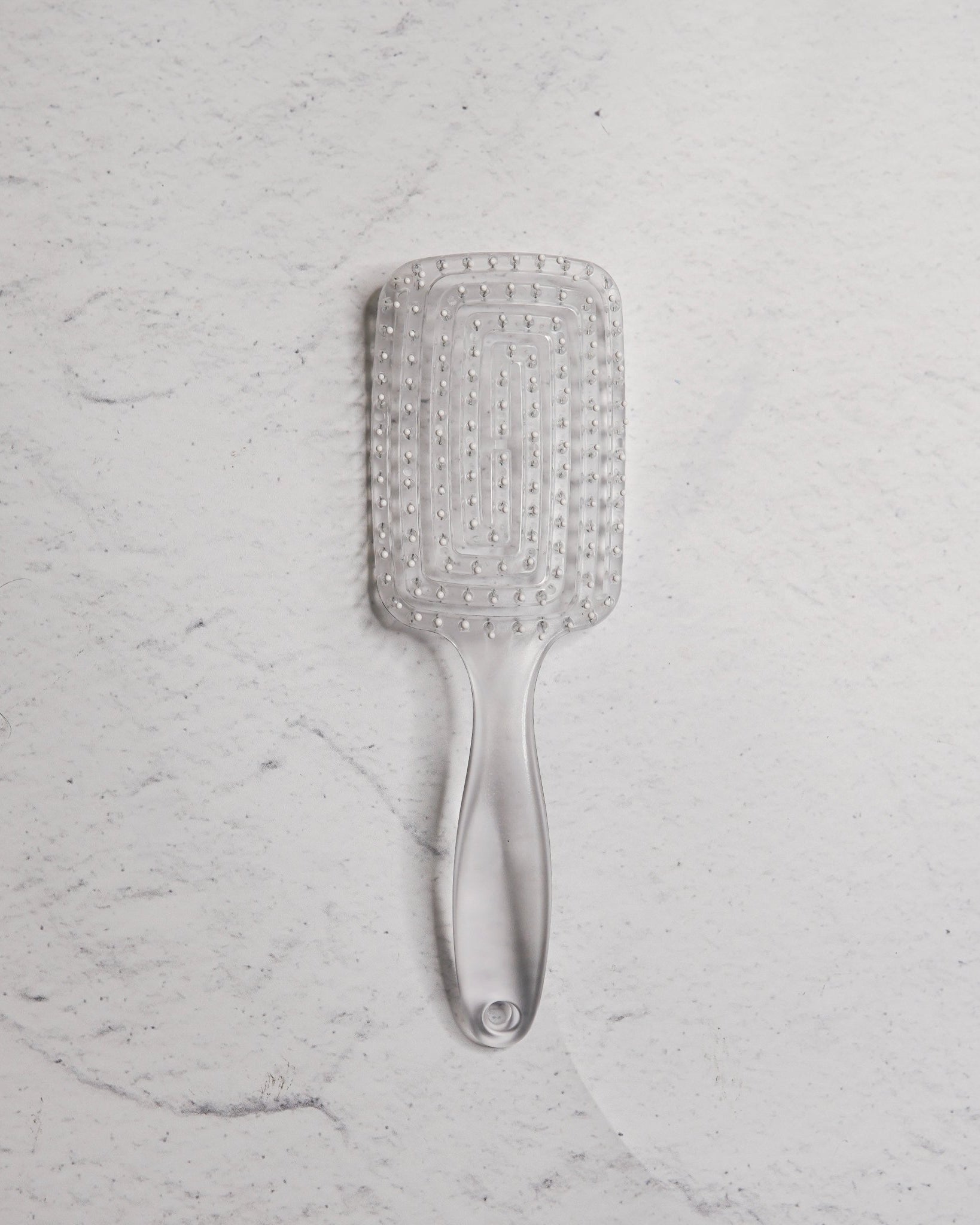 RECTANGLE DETANGLE BRUSH - Clear ( Travel Size ) - Milk & Honey Wigs