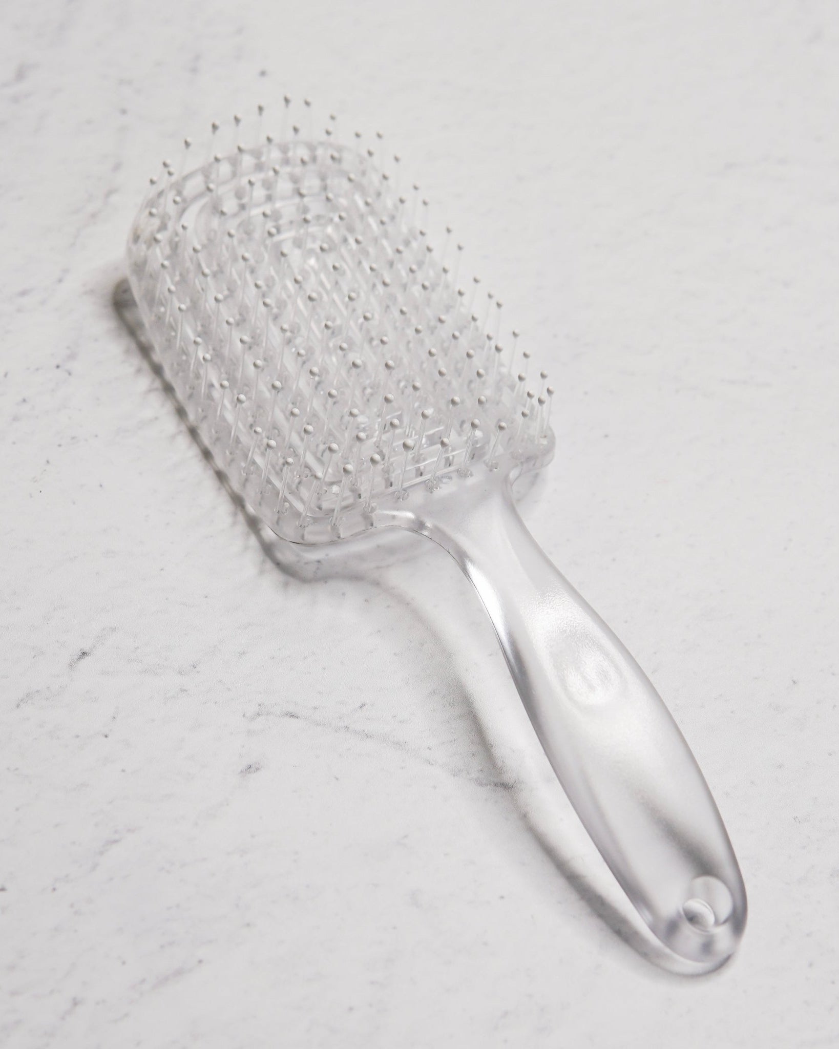 RECTANGLE DETANGLE BRUSH - Clear ( Travel Size ) - Milk & Honey Wigs
