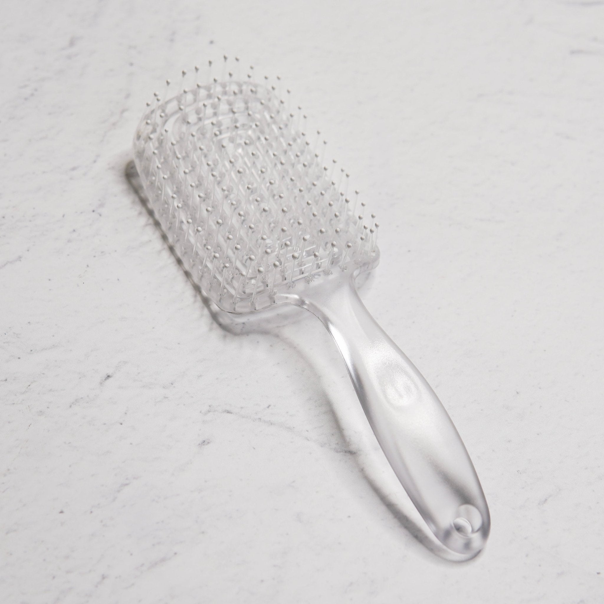 RECTANGLE DETANGLE BRUSH - Clear ( Travel Size ) - Milk & Honey Wigs