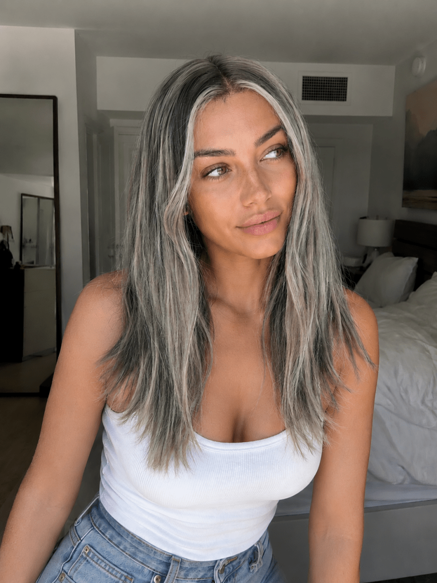 ROE - Salt & Pepper - Human Hair Wig - Milk & Honey Wigs