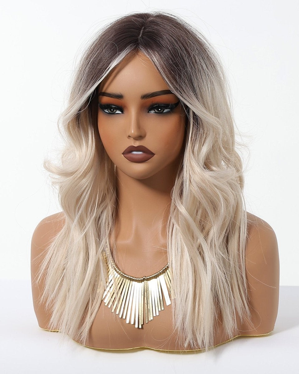 Rooted Platinum Blonde Wig – Soft Waves wig - MARKETPLACE - Milk & Honey Wigs