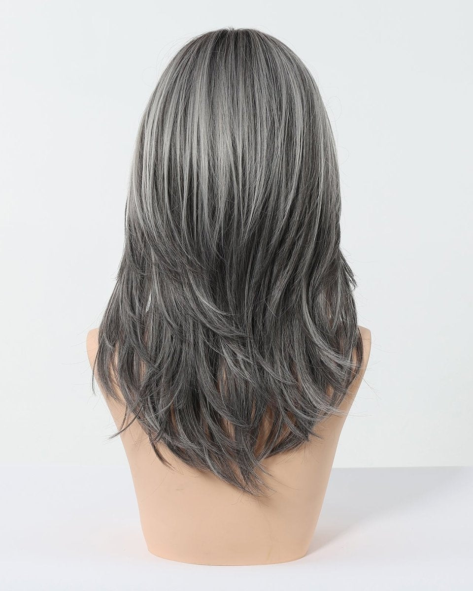 Salt and Pepper Layered Wig - MARKETPLACE - Milk & Honey Wigs