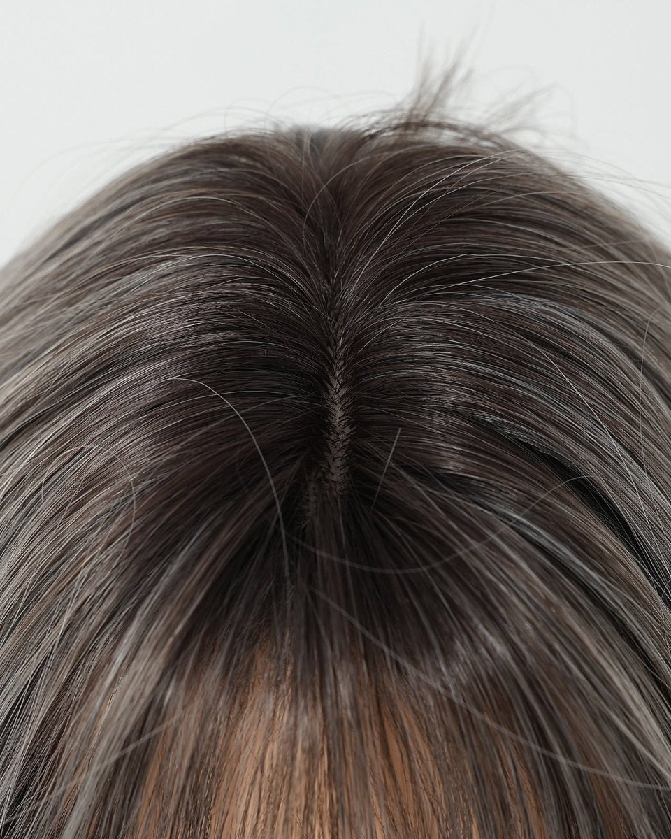 Salt and Pepper Layered Wig - MARKETPLACE - Milk & Honey Wigs