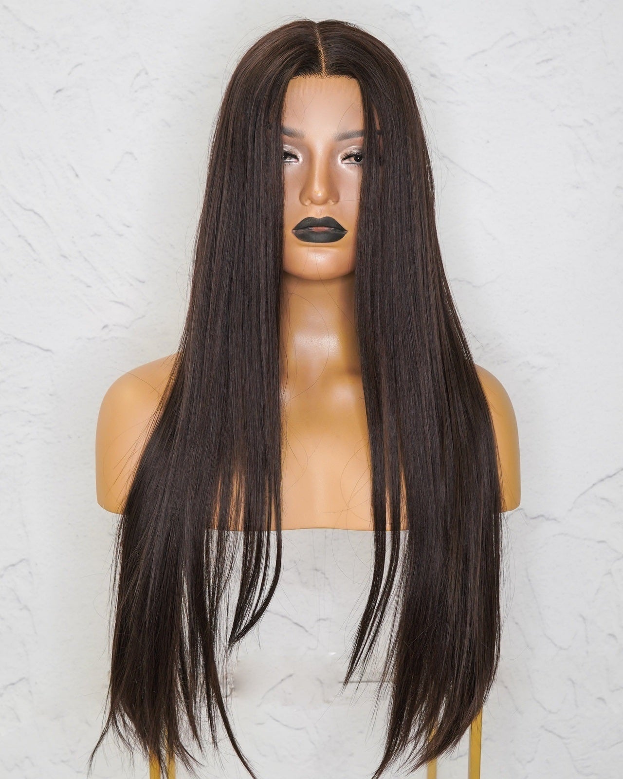SAMIRA Brown Lace Front Wig - Milk & Honey Wigs