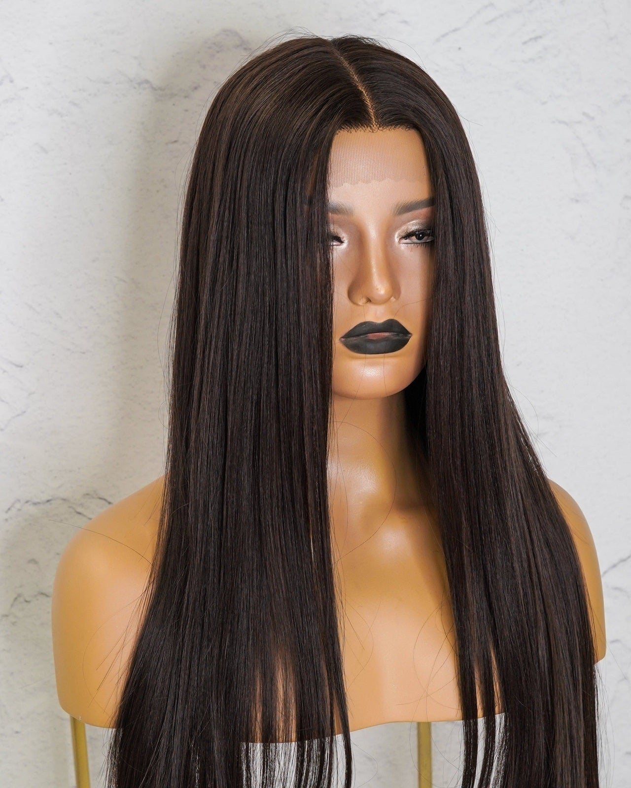 SAMIRA Brown Lace Front Wig - Milk & Honey Wigs