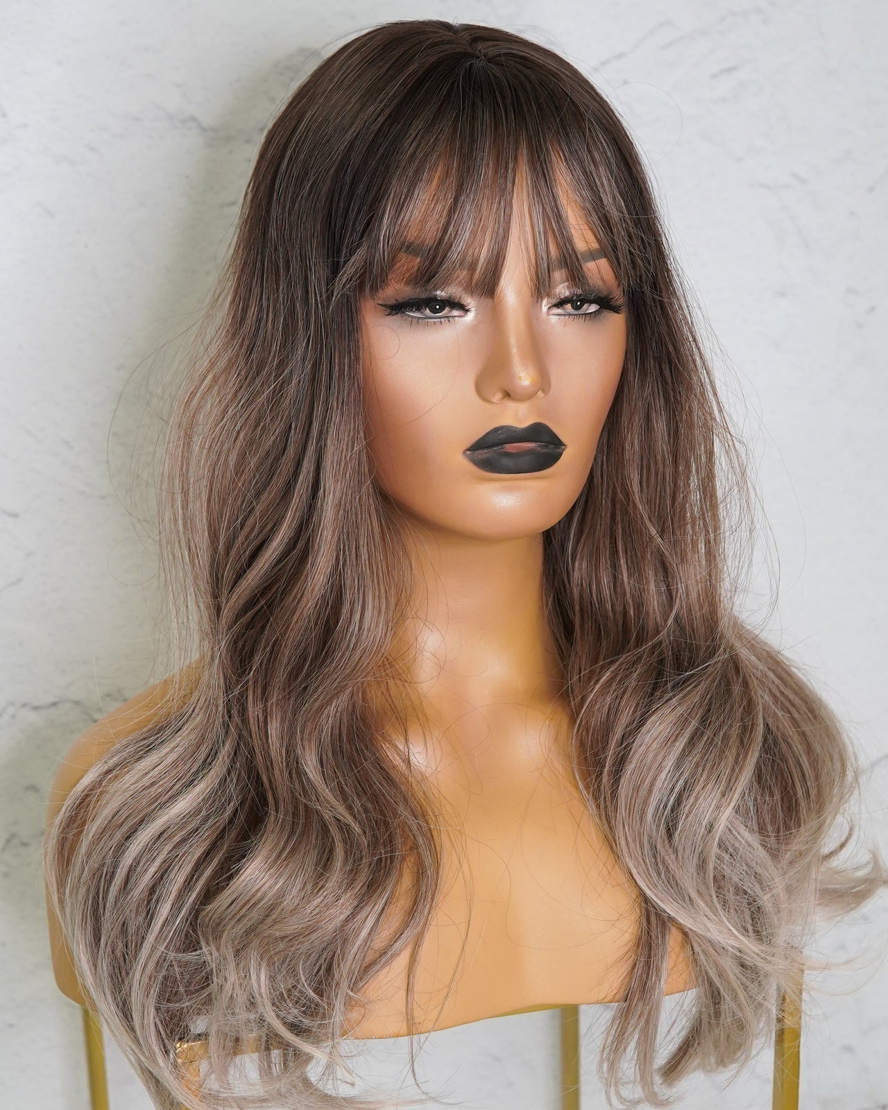 SAMMY Ombre Fringe Wig - Milk & Honey Wigs