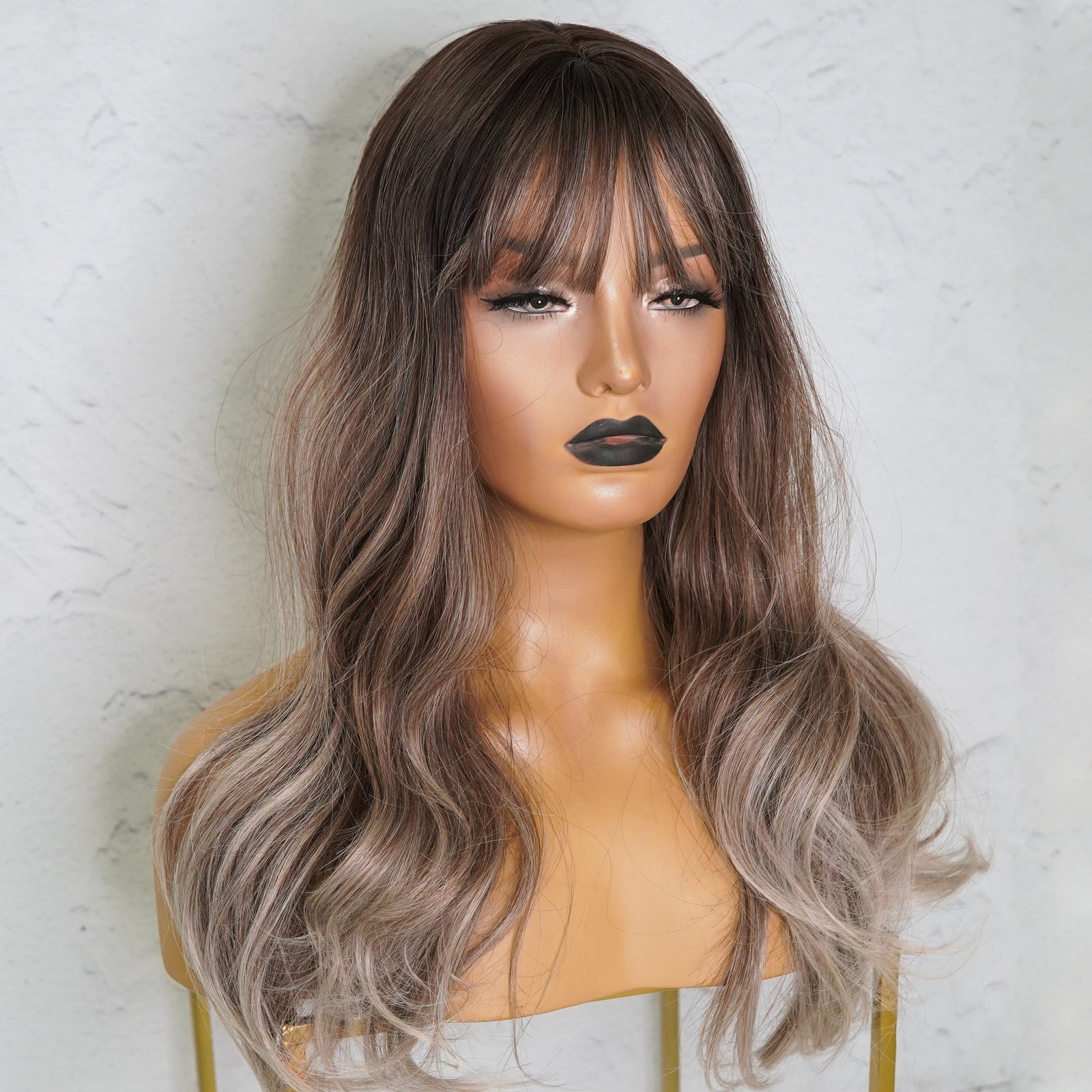 SAMMY Ombre Fringe Wig - Milk & Honey Wigs