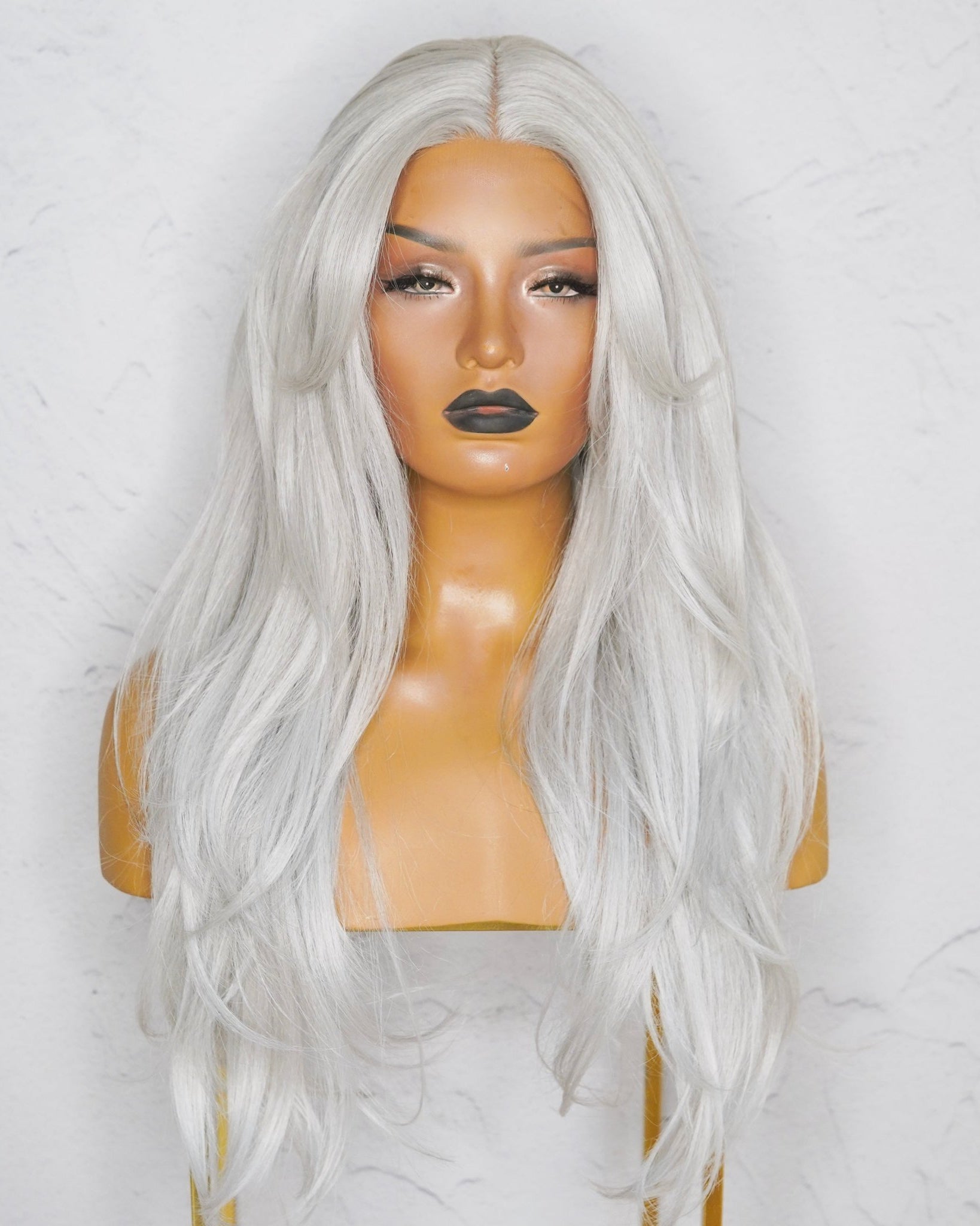 SELENE Silver Lace Front Wig - Milk & Honey Wigs