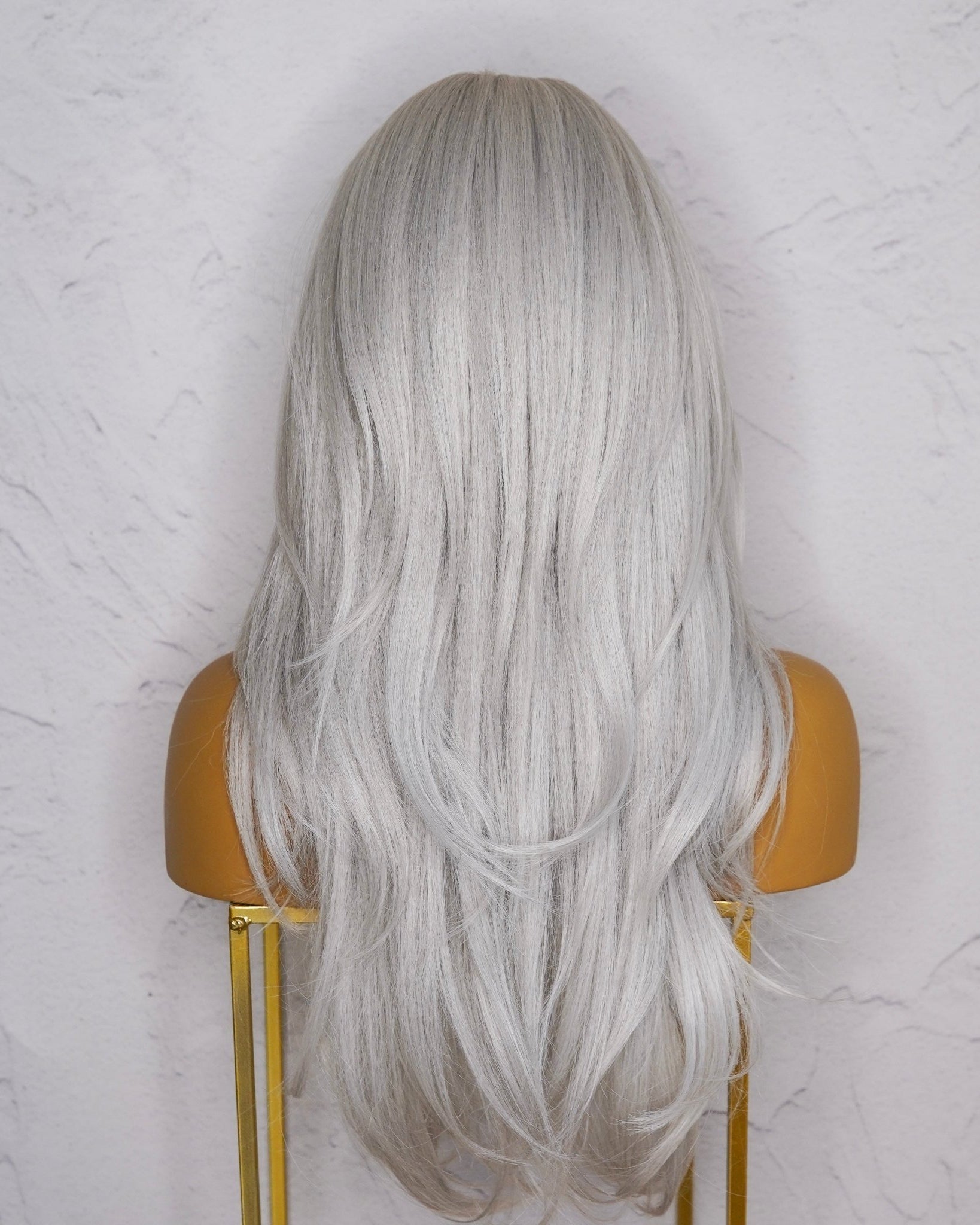 SELENE Silver Lace Front Wig - Milk & Honey Wigs