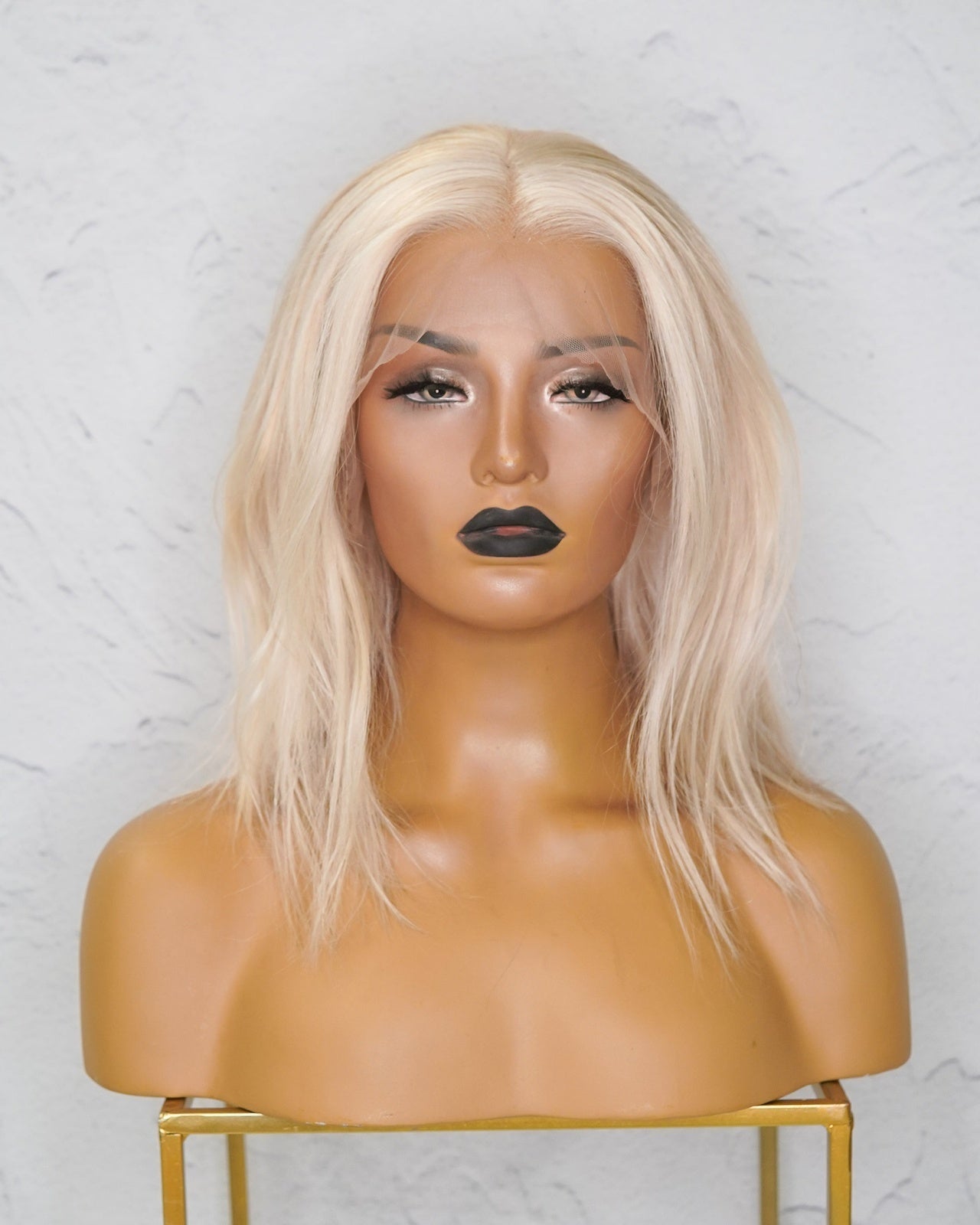 SELMA Blonde Human Hair Lace Front Wig - Milk & Honey Wigs