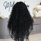 SHIRLEY Natural Black Curl Lace Front Wig - Milk & Honey Wigs