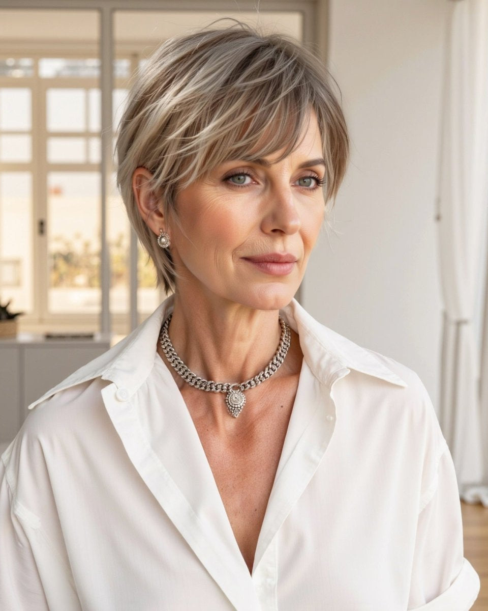 Short Layered Pixie Cut Wig - MARKETPLACE - Milk & Honey Wigs