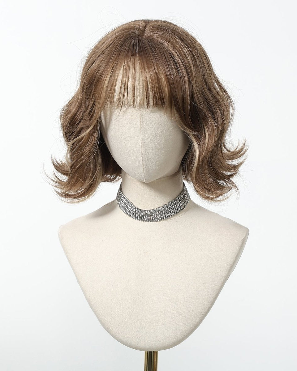 Short Wavy Brown Wig - MARKETPLACE - Milk & Honey Wigs
