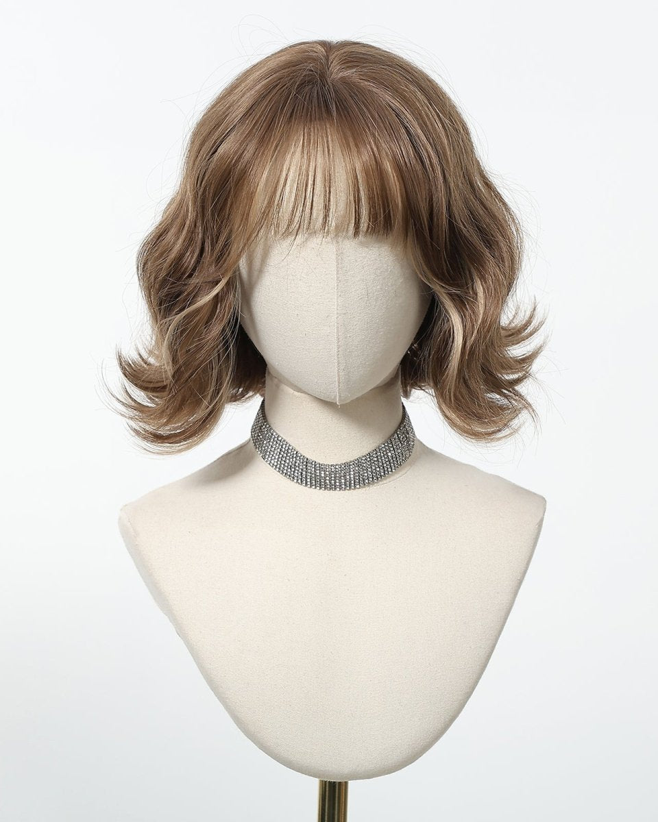 Short Wavy Brown Wig - MARKETPLACE - Milk & Honey Wigs