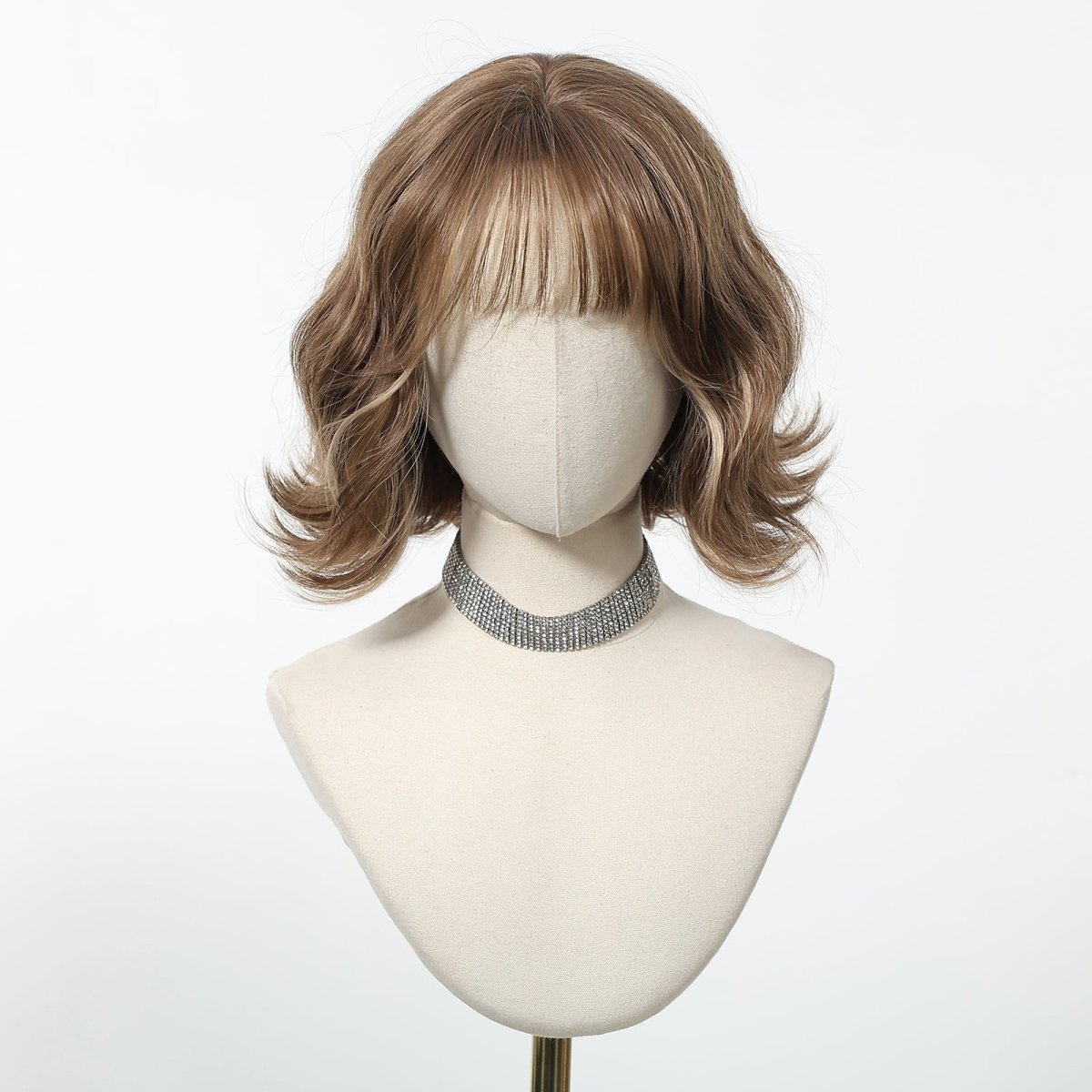 Short Wavy Brown Wig - MARKETPLACE - Milk & Honey Wigs