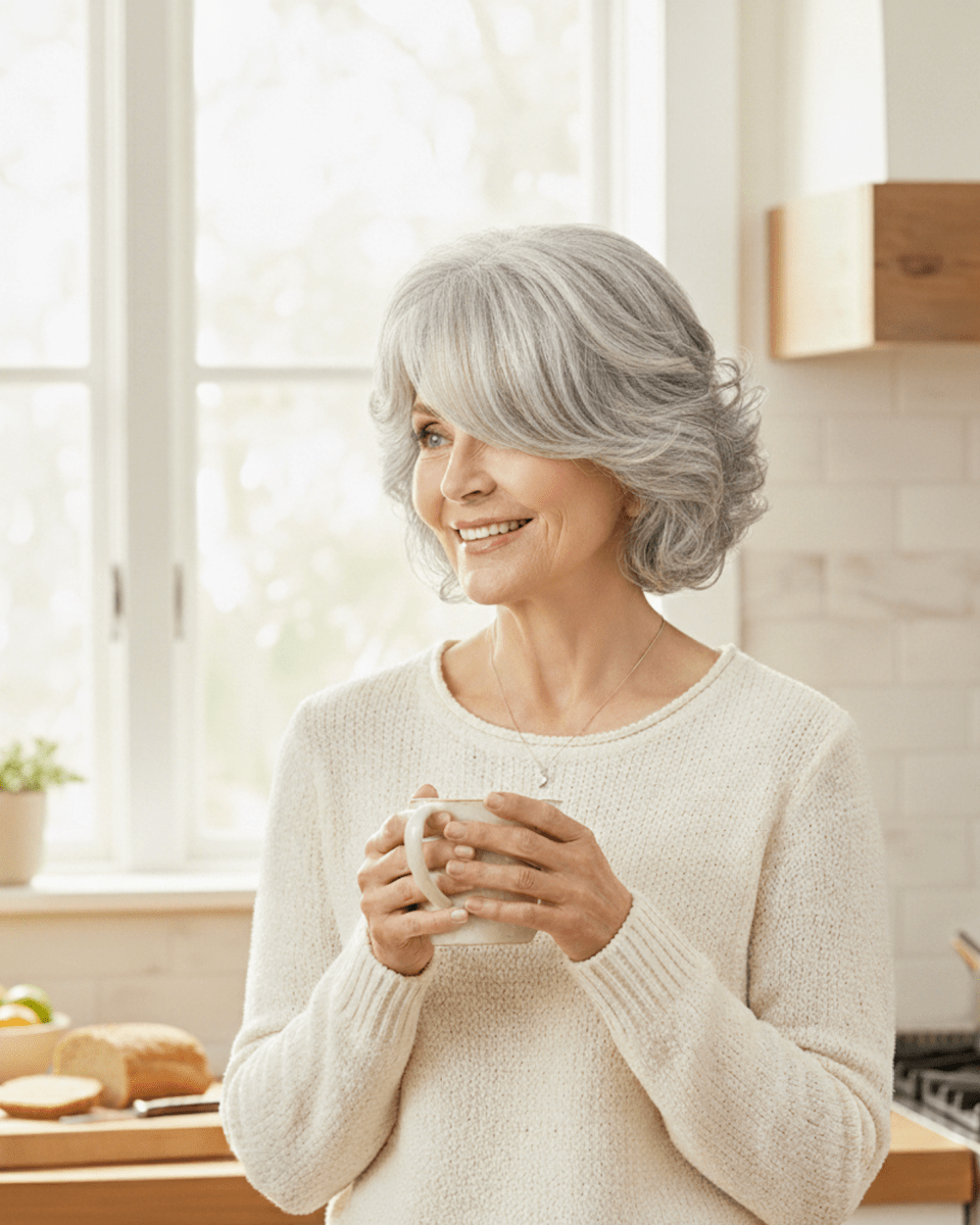 Silver Curl Fringe Wig - MARKETPLACE - Milk & Honey Wigs