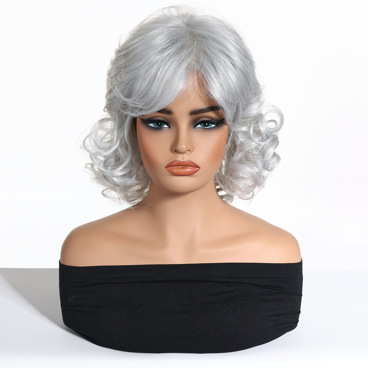 Silver Curl Fringe Wig - MARKETPLACE - Milk & Honey Wigs